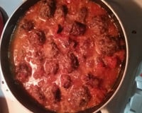 Boulettes de viande, sauce tomate