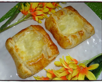 Feuilleté au bacon et à la raclette