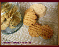 Peanuts butter cookies