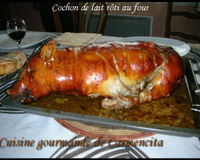 Cochon de lait rôti au four