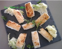 Nems au chèvre et à la menthe