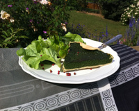 Tarte aux épinards, comté et beaufort d'été