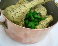 Lapin à la moutarde crémeux