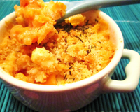 Crumble salé.