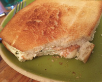 Croques au saumon fumé et Boursin