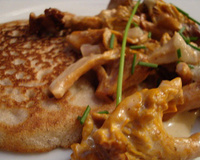 Crépiaux aux girolles