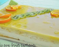 Bavarois aux fruits exotiques