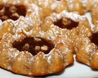 Crème de marrons et crème de caramel au beurre salé, un mariage de saveurs réussi.