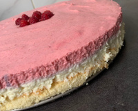Bavarois framboise chocolat blanc noix de coco