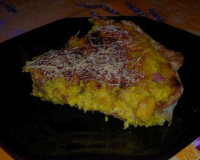 Tarte au Potiron / lardons