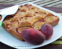 Gâteau moelleux aux prunes