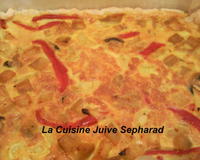 Quiche de legumes, specialité israelienne