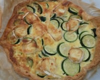 Tarte à la courgette et au chèvre