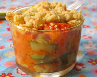 Crumble au potimarron et aux légumes d'automne