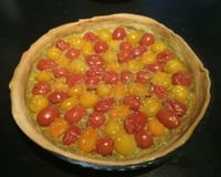 Tatin de tomates cerises chaudes