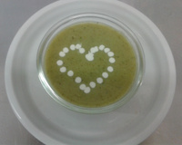 Velouté d'asperges et courgettes
