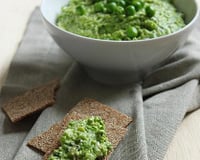 Guacamole de pois garden peas