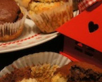Muffins banane et cacao