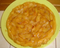 Tarte tatin sur pâte sablée