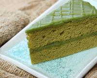 Un gâteau gourmand et original, et si vous aimez le vert c'est encore mieux !
