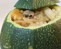 Courgettes farcies au quinoa