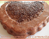 Cœur fondant chocolat poires