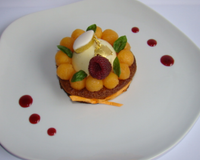 Une tartelette aux parfums de Provence, très rafraîchissante et originale avec cette crème à l'huile d'olive. Un joli mélange de textures et de saveurs autour du melon…
