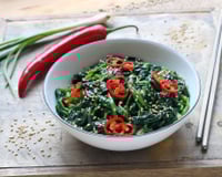 Sigeumchi namul (épinards aux graines de sésame à la coréenne)