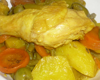 Poulet façon tajine