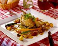 un bon plat avec des fruits de saison