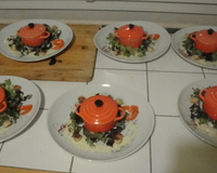 Cassolette de saint jacques sauce moutarde douce