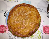 Galette aux pommes et aux raisins blonds aux sirop d'érable