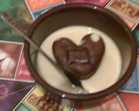 Moelleux au chocolat aux noix cœurs fondants avec sa crème anglaise