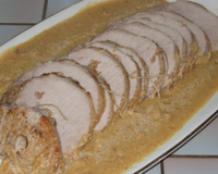 Rôti de porc au lait