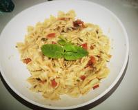 Recette simple et rapide pour les amoureux de pâtes.