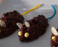 Souris en chocolat