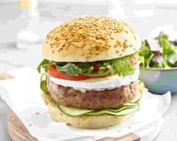 Un burger de veau très fondant et plein de goût.