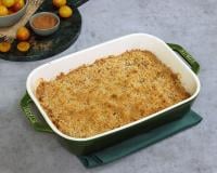 À la fois croustillant et fruité, découvrez notre recette pour réaliser un crumble aux mirabelles