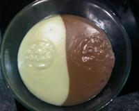 Crème vanille/chocolat, sa texture est un délice !