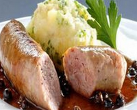 Saucisses aux baies de Genièvre