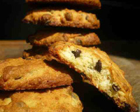 Cookies au pralin et pépites de chocolat noir