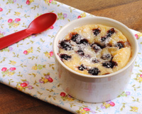 Minis clafoutis aux mûres