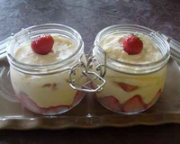 Tiramisu aux fraises et au limoncello