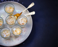 Velouté panais-artichaut et tartare de Saint-Jacques