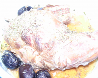 Lapin mariné au muscat