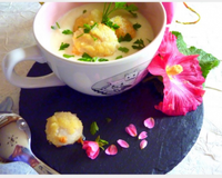 Velouté de navets aux St Jacques