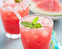 Thé glacé à la pastèque