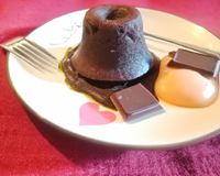Fondant au chocolat et sa pointe de vanille