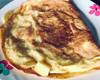 Goûter d'omelette  aux Pommes
