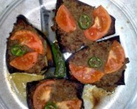 Patlican Karniyarik ou aubergines tranchées